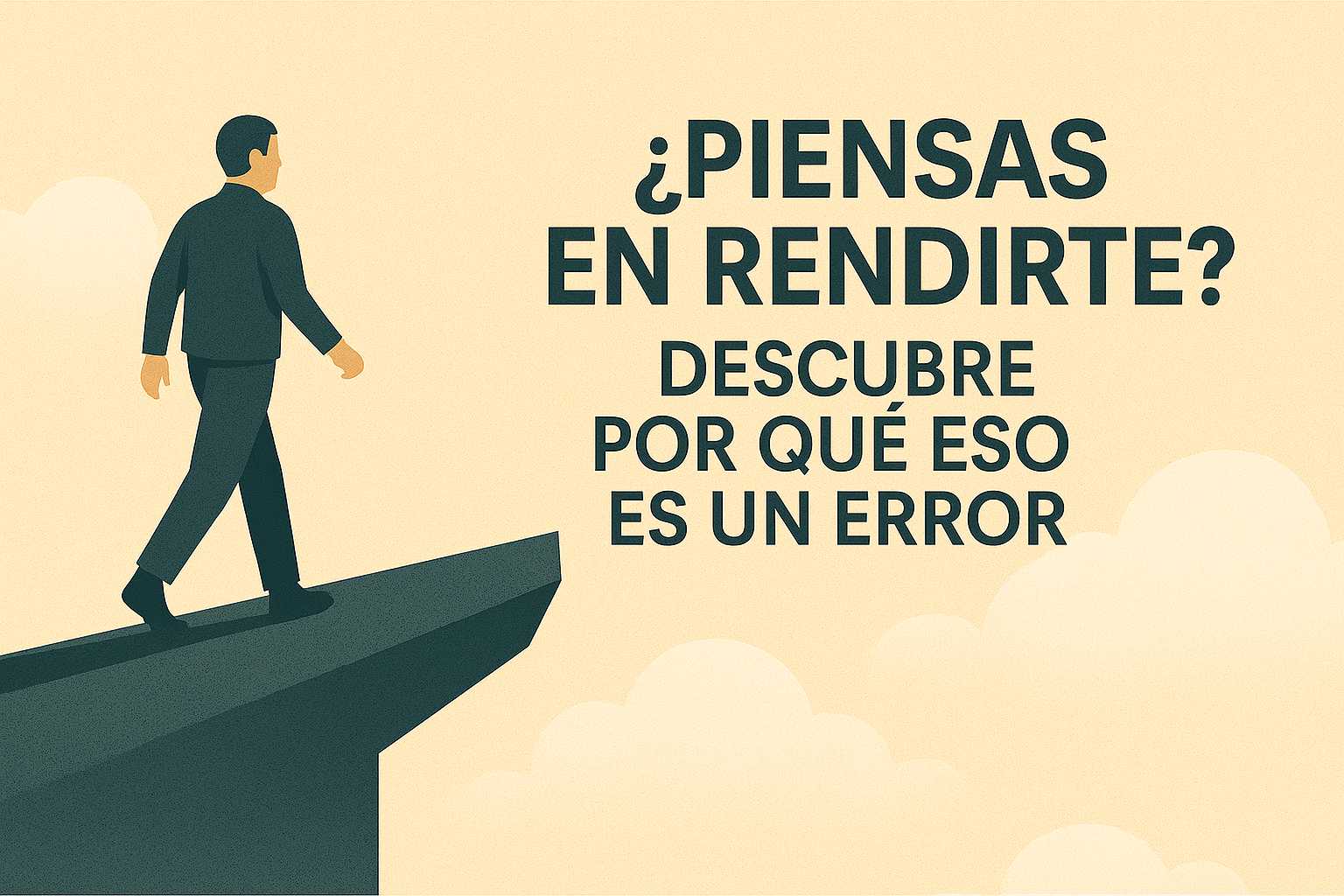 ¿Piensas en Rendirte? Descubre Por Qué Eso es un Error